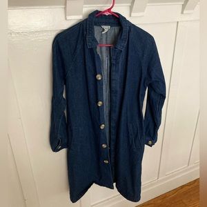 Mo:Vint long denim jacket
